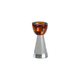 Colored Crystal Candlesticks, Amber, Large