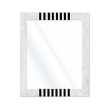 White and Black Resin Inlay Frame, 8x10