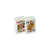 Playing Card Salt & Pepper Shakers, Set of 2