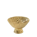 Mascali D'oro Gold Medium Footed Bowl