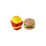 Hamburger & Fries Ceramic Salt & Pepper Shakers