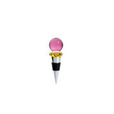 Pink Crystal Wine Stopper