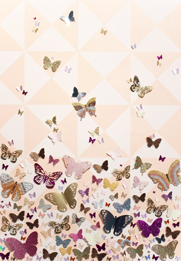 Golden Pink Butterfly Prism