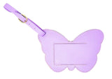 Luggage Tag Purple Butterfly