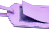Luggage Tag Purple, Blue And White