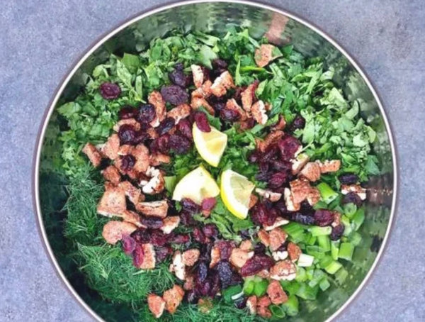 Herb Salad with Pecans
