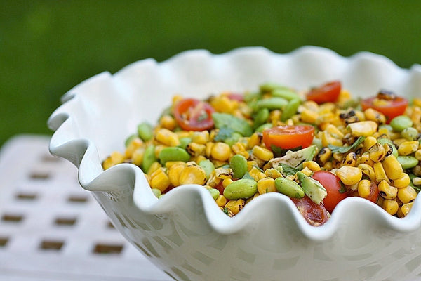Asian Salad with Corn and Avocado
