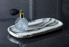 Black Marble Oblong Tray