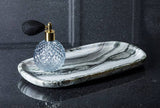 Black Marble Oblong Trays: Large Oblong Tray