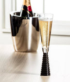 Black Stack Base Champagne Flute