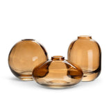 Small Bud Vase-Dark Amber-3 Assorted-3"H
