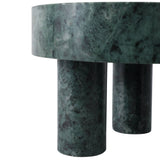 Decorative Bowl - Green Marble Modern Tripod Legs, 6 in.