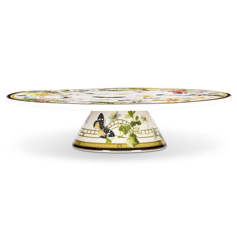 Butterfly Garden Bone China Cake Stand