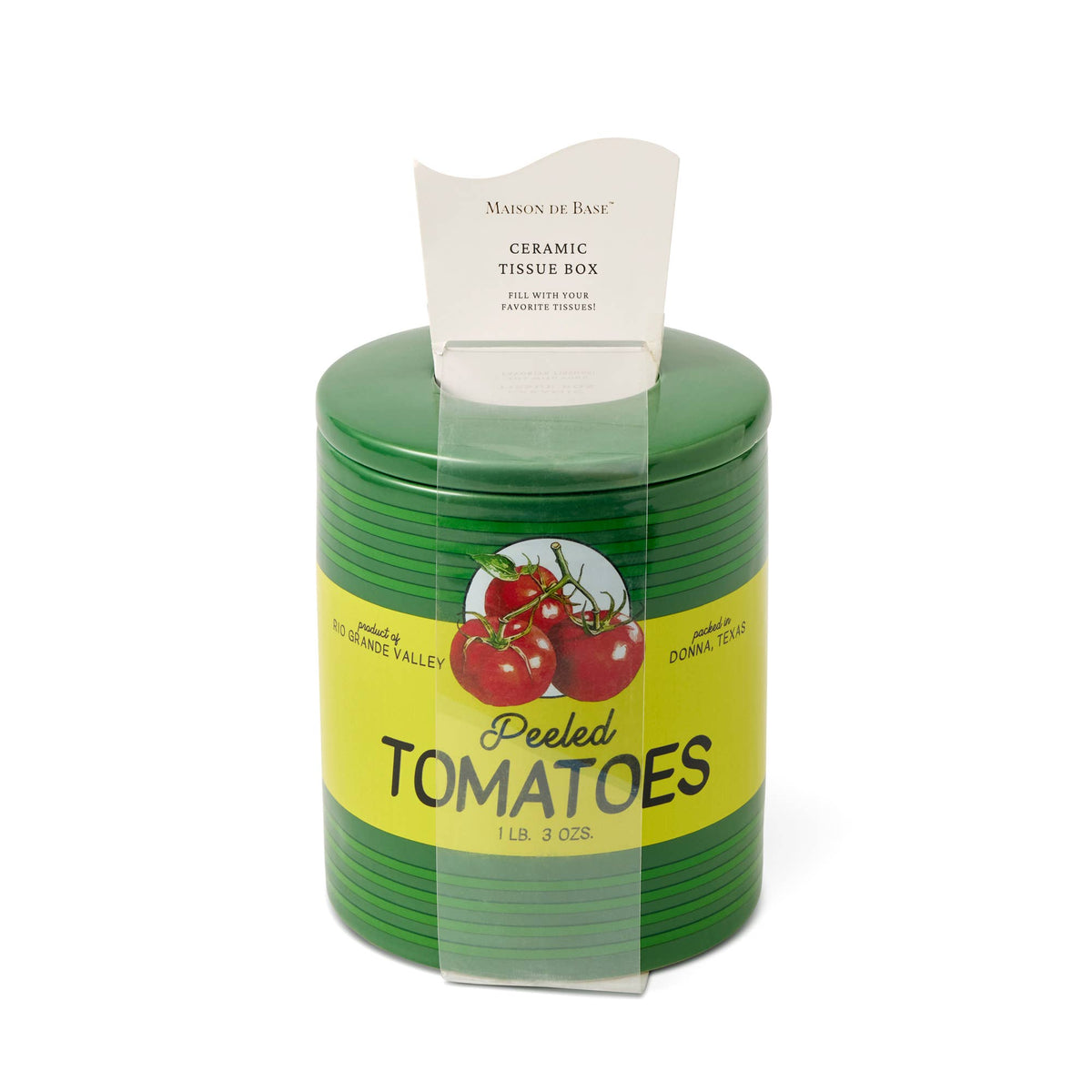 Tomato Ceramic Tissue Box Cover