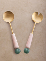 Copenhagen Sculpted Salad Servers Set
