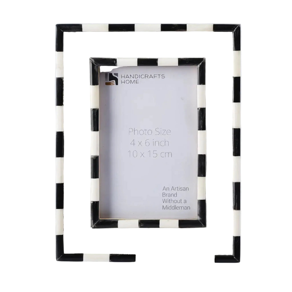 Mosaic Art Frame, Black, 4x6