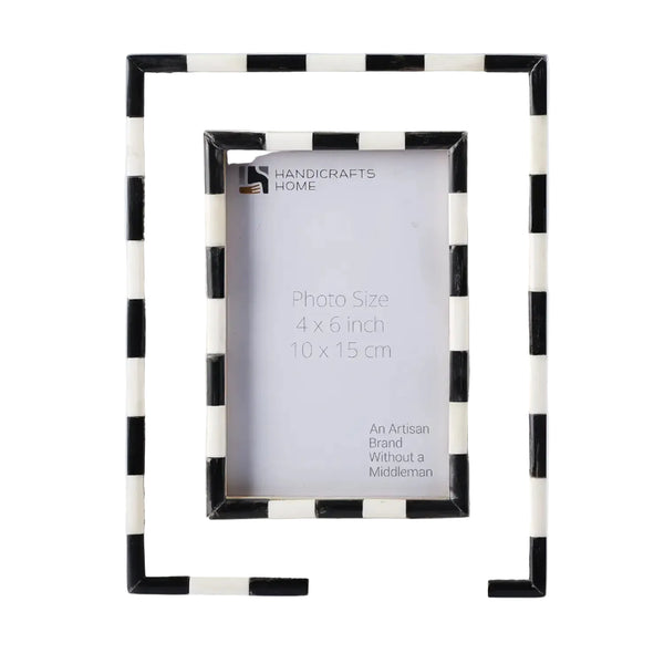 Mosaic Art Frame, Black, 4x6