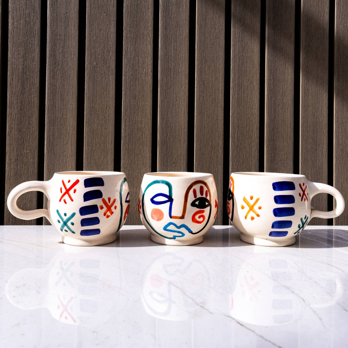 Moroccan Visage Ceramic Mug