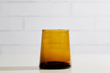 Moroccan Cone Glassware Small - Amber: Amber