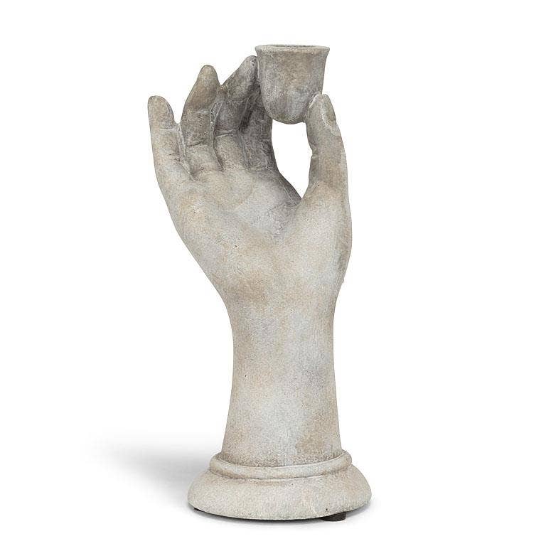 Tall Hand Taper Candle Holder