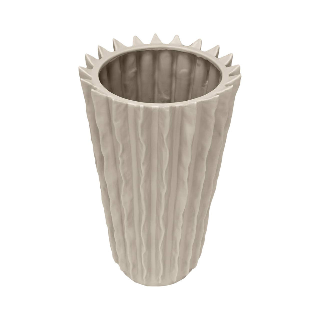 Guillian Beige Wide Vase