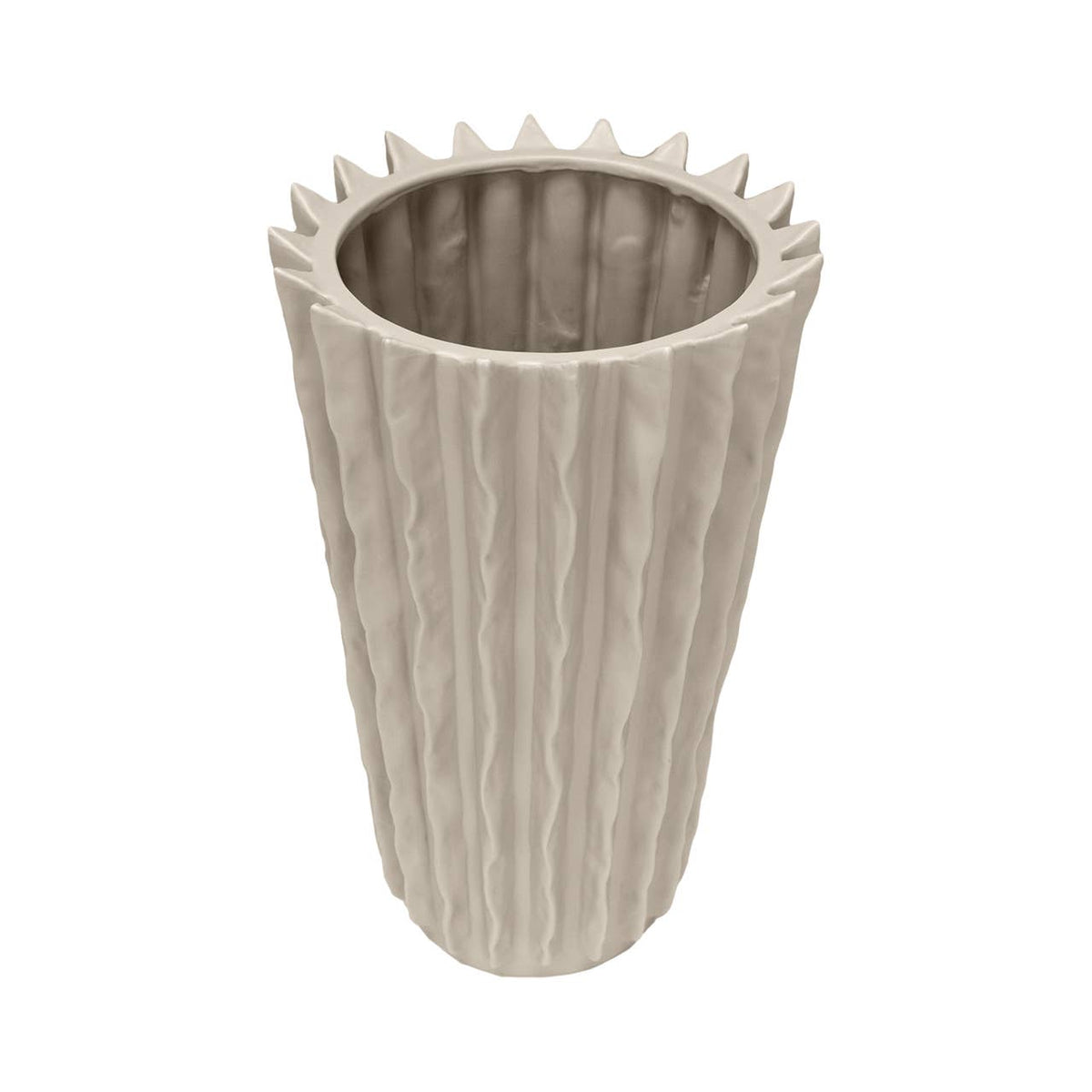 Guillian Beige Wide Vase