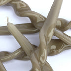 Mink Twist Taper Candles, Set of 3