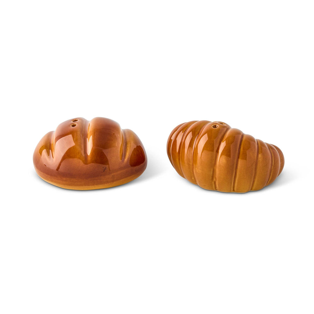 Croissant Ceramic Salt & Pepper Shakers