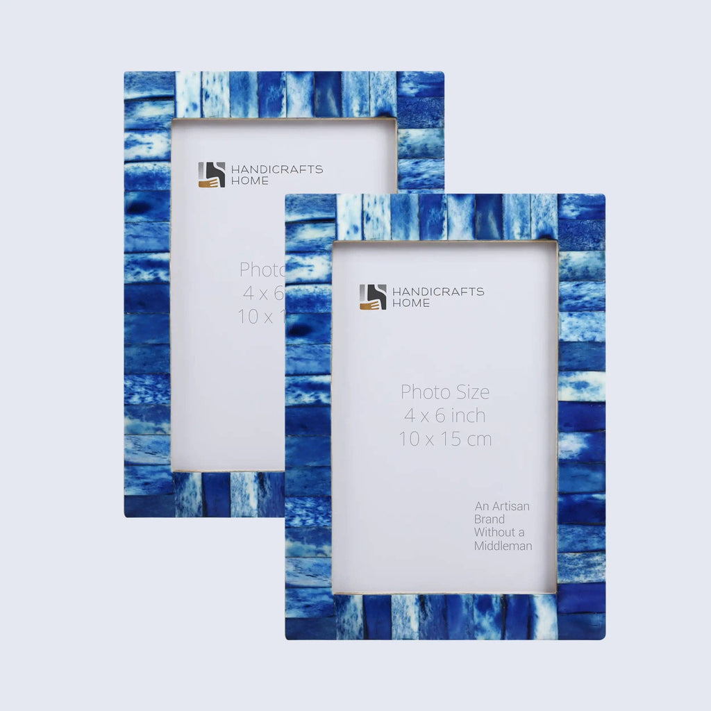 Blue Artisan Frame, 8x10, Set of 2