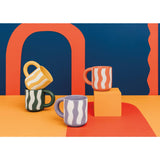 Tangerine Groovy Mug: Orange