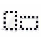 Manhattan Black and White Resin Inlay Frames, Set of 2