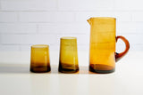 Moroccan Cone Glassware Large - Amber: Amber