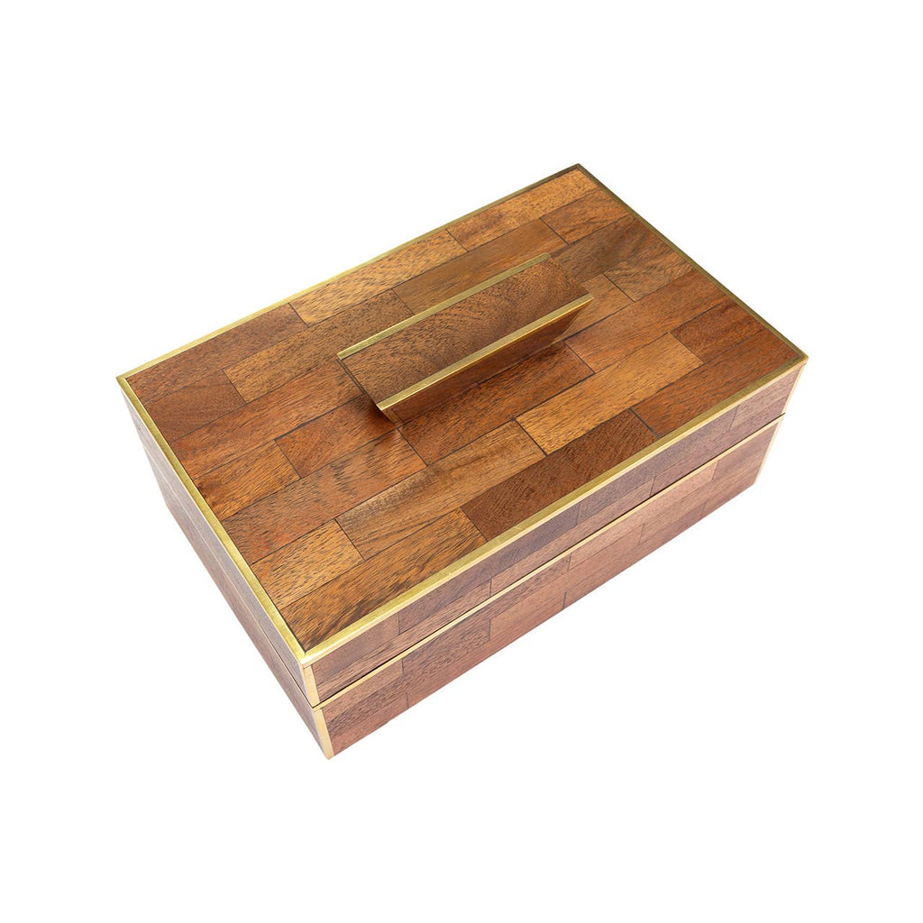 Zamora Mahogany and Gold Box