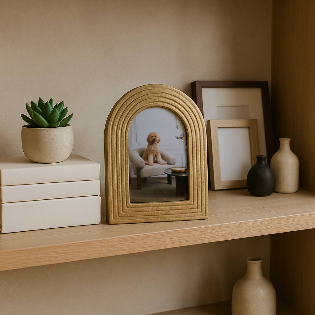 Gold Timeless Arches Picture Frame, 4x6