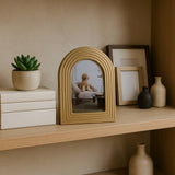 Photo Frame - Gold Polyresin Timeless Arches, 4x6 in.