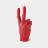 Original CandleHand "Peace" Candle - Lifesize & Full Detail: Pink