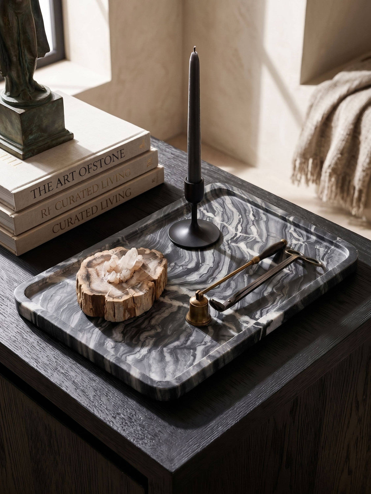Frontier Veined Onyx Tray