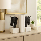 Horse Head Bookends, Set of 2