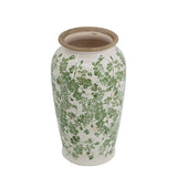 6.5x6.5x11.5" Verdant Whisper Ceramic Vase