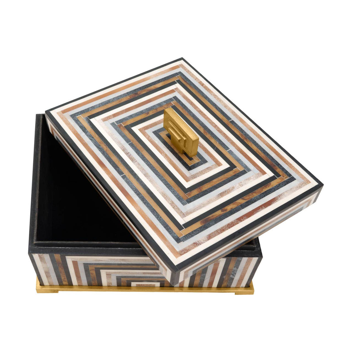 Hamett Geometric Lidded Box