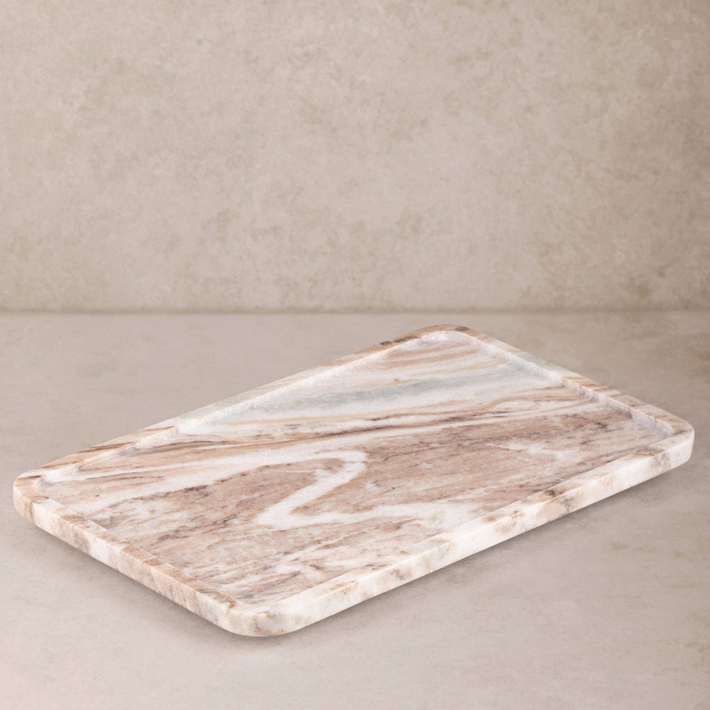 Clover Sculpted Onyx Tray