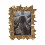 Photo Frame - Gold Polyresin Butterfly in Bloom  5x7 in.