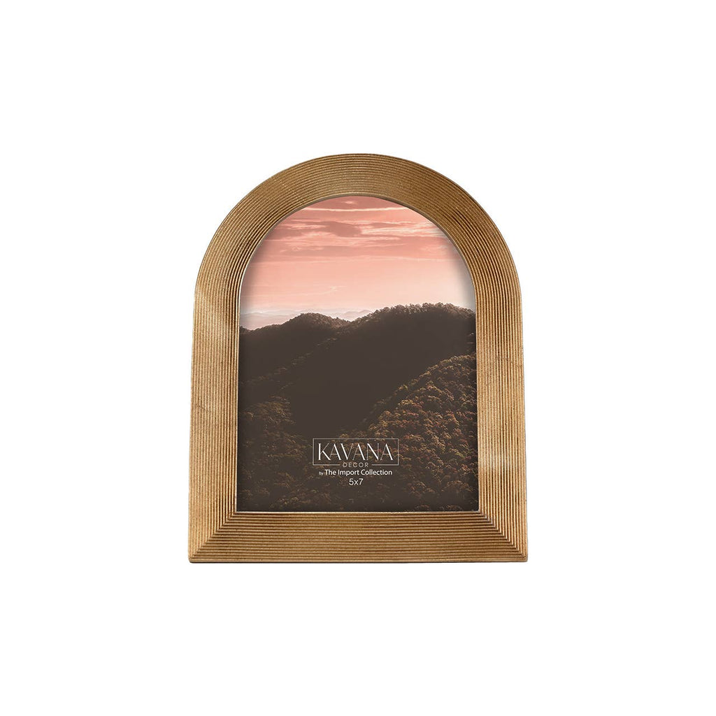Tamar Gold Arched Picture Frame, 5x7