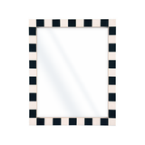 Black and White Dash Resin Inlay Frame, 8x10, Set of 2