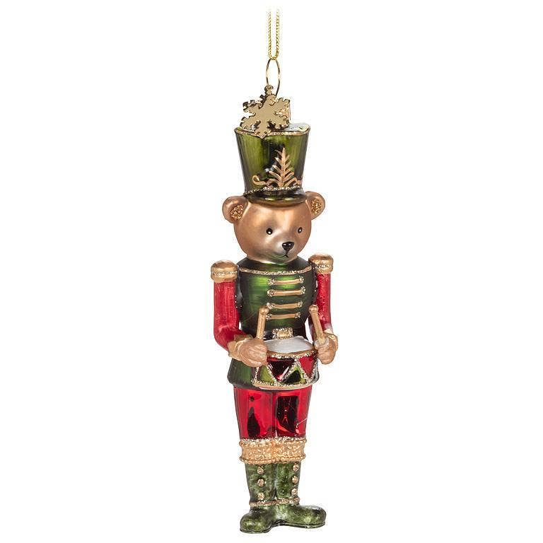 Teddy Bear Nutcracker Ornament