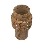 Cream Marble Cylinder Vase