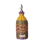 Yellow & Lilac Woven Oil Pourer
