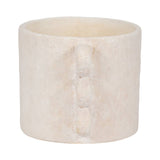 Plant Pot - White Ceramic Round Multi-Loop Arch Handle, 13in