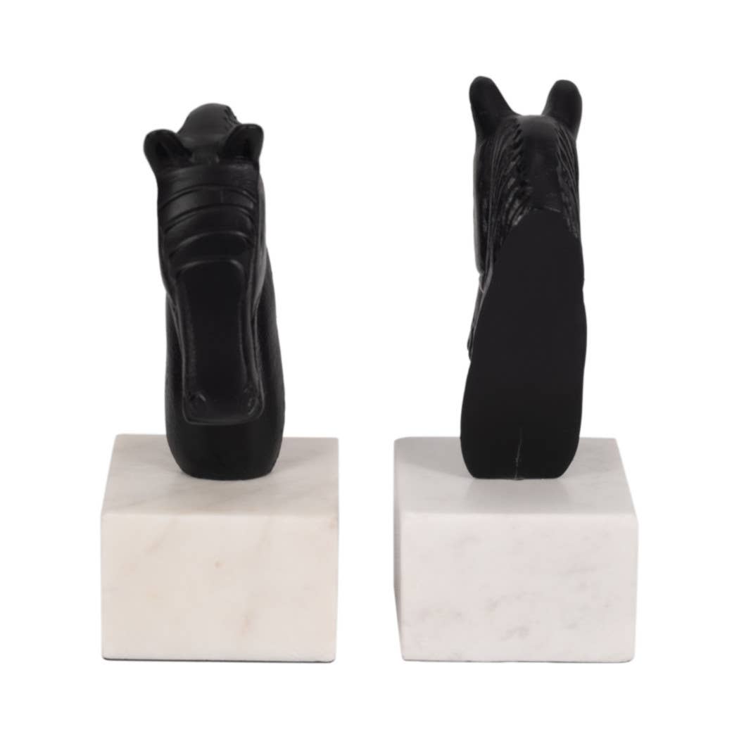 Horse Head Bookends, Set of 2