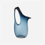 Carmichael Hand-Blown Blue Glass Pitcher
